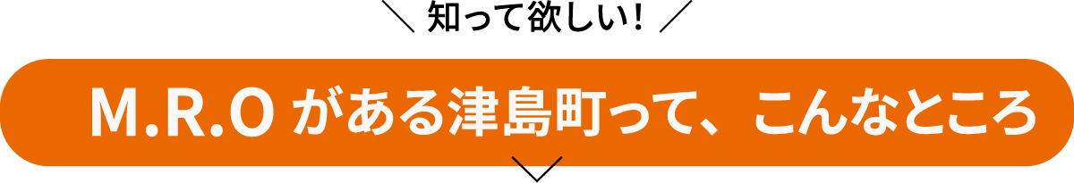 MROがある津島町って、こんなところ